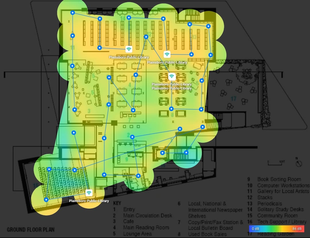 Ground floor SNR heatmap