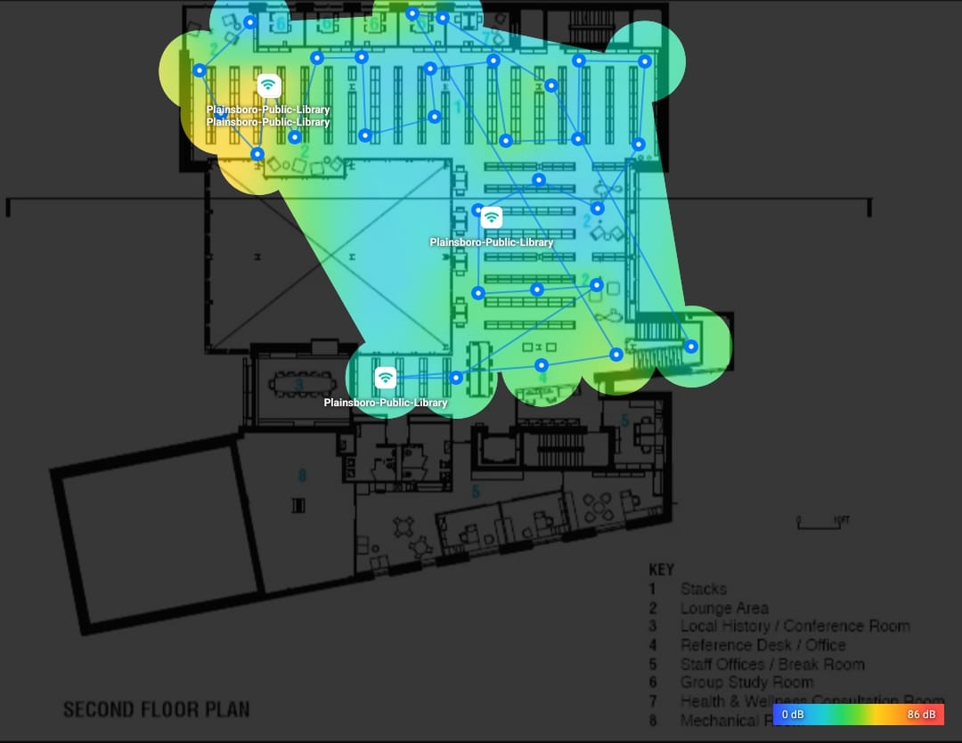 Second floor SIR heatmap